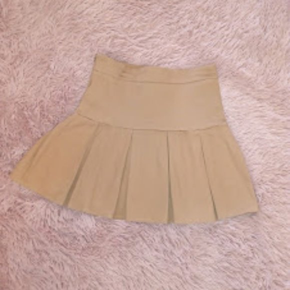 Full Tilt Skirts Full Tilt Khaki Tennis Skirt Size Small Poshmark